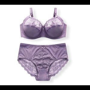 Lace Bra & Underwear Set 40D -Underwear XXXL